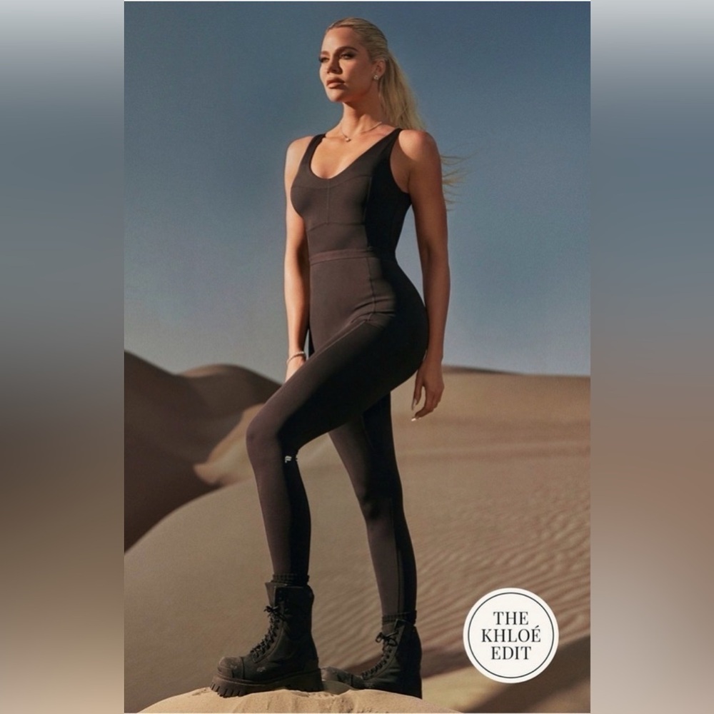 Fabletics Black Open-Back Jumpsuit - Picture 2 of 4